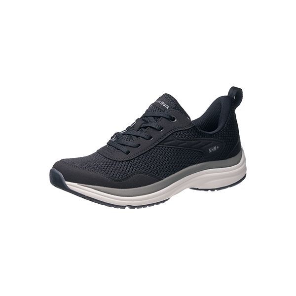 【新品・３営業日以内発送】アサヒシューズ メディカルウォーク WK L031 ブラック 24.0cm 幅広4E設計 ひざにやさしい 靴 ファスナー付き スニーカー 健康サポート メッシュ クッション性抜群 歩