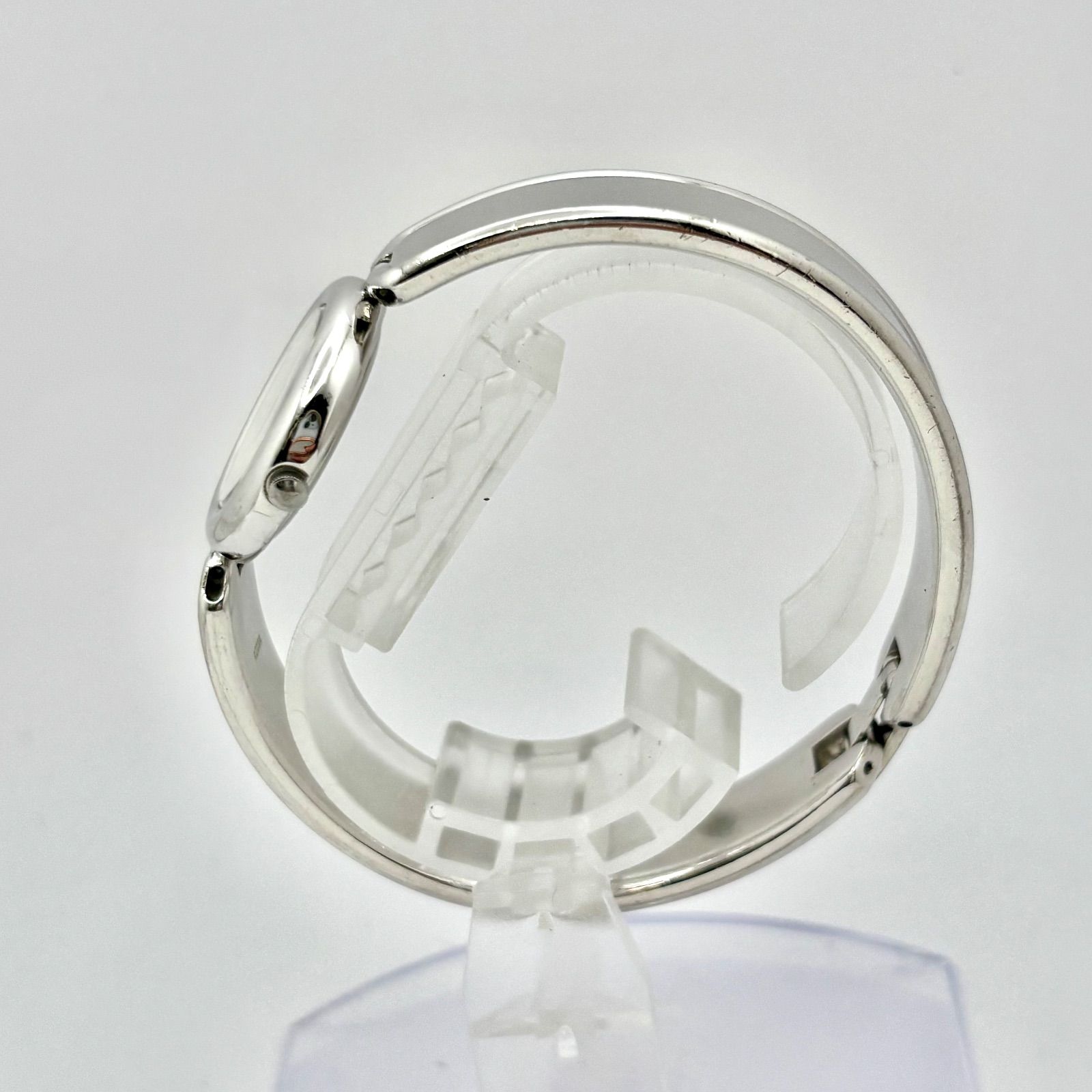 電池 SEIKO セイコー レディース 腕時計 シルバー バングル 1221-0060 8 N 0016