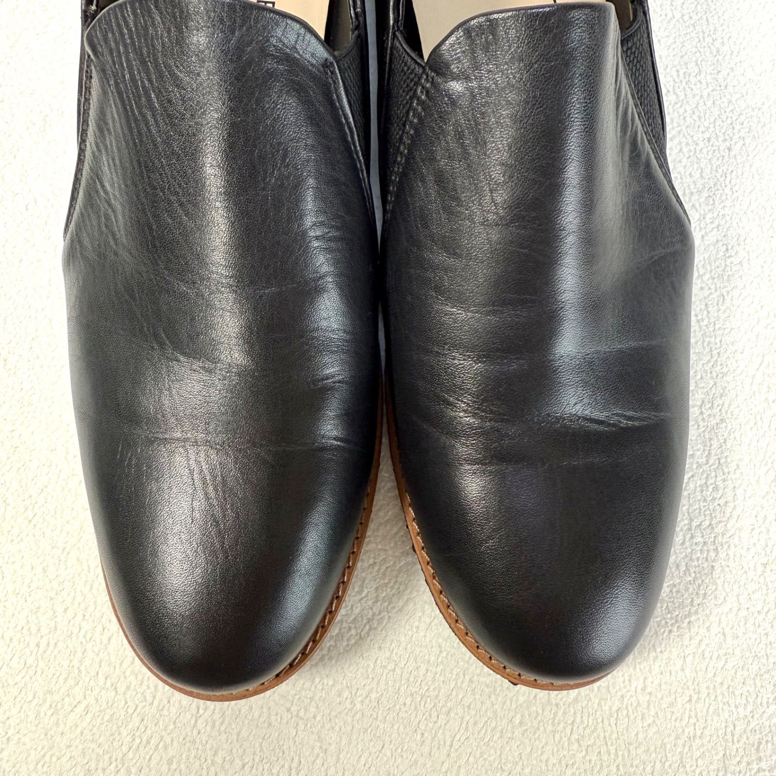 MARGARET HOWELL idea サイドゴアスリッポンシューズ　23.5 美品✨】MARGARET HOWELL ideaレザー サイドゴア スリッポン - メルカリ