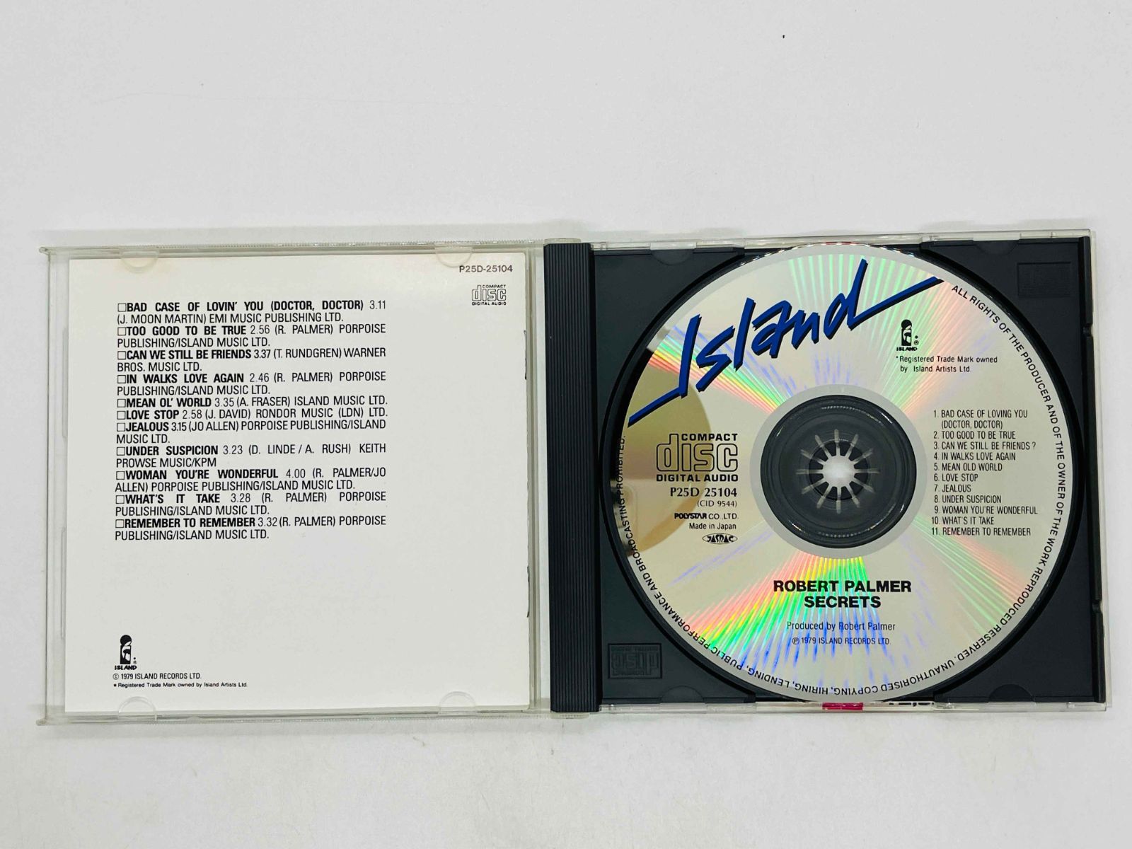 CD 旧規格 ロバート・パーマー / シークレッツ / ROBERT PALMER