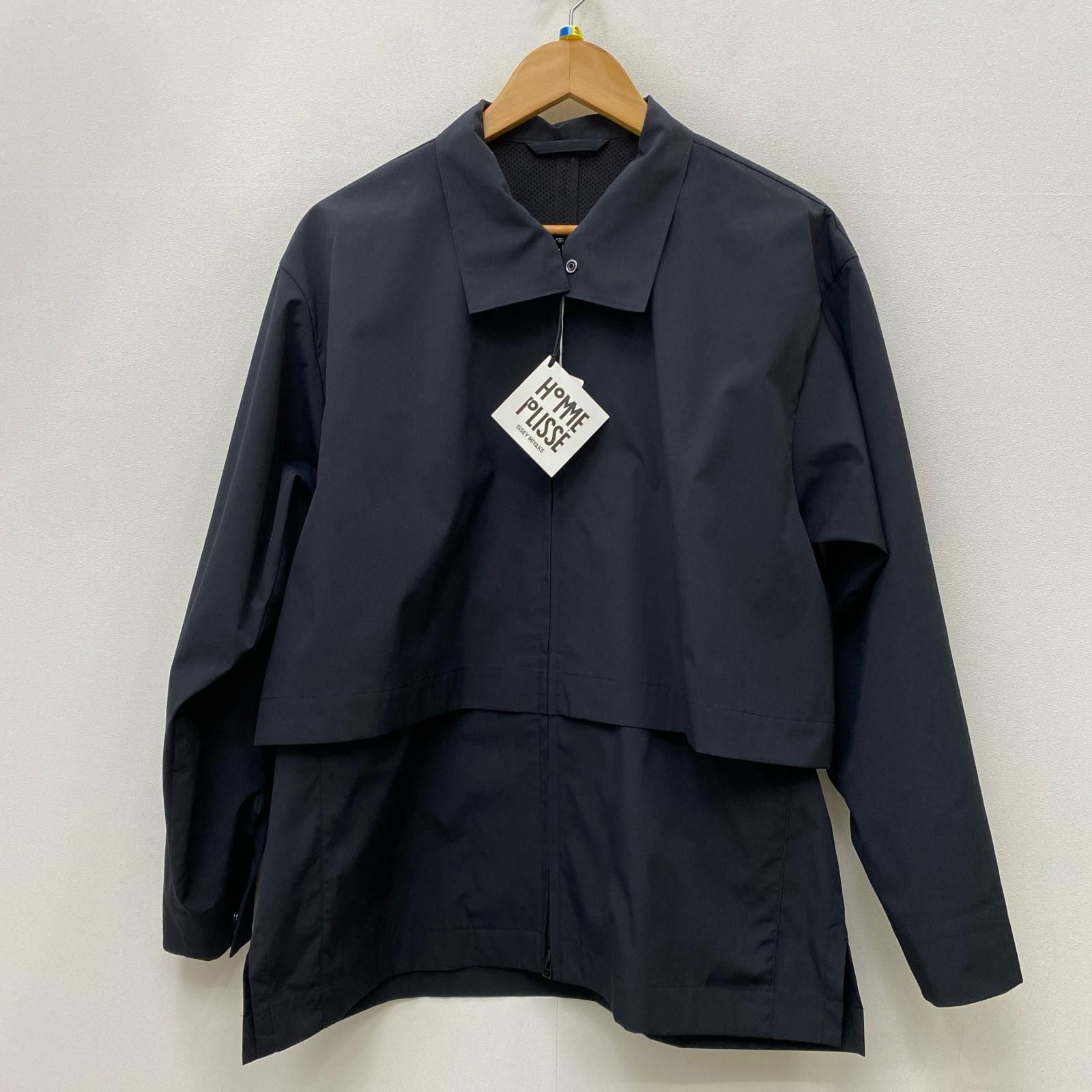 ISSEY MIYAKE ブラック 長袖シャツ 80s 変形コットンリネンブラウス 