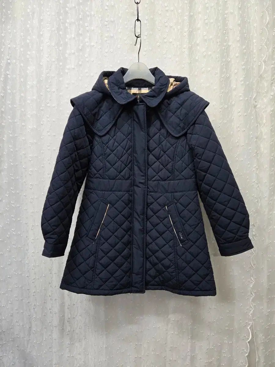 ダックスキッズ ミニケープ Classic キルティングアウター (DSF85JP56P_NV)150