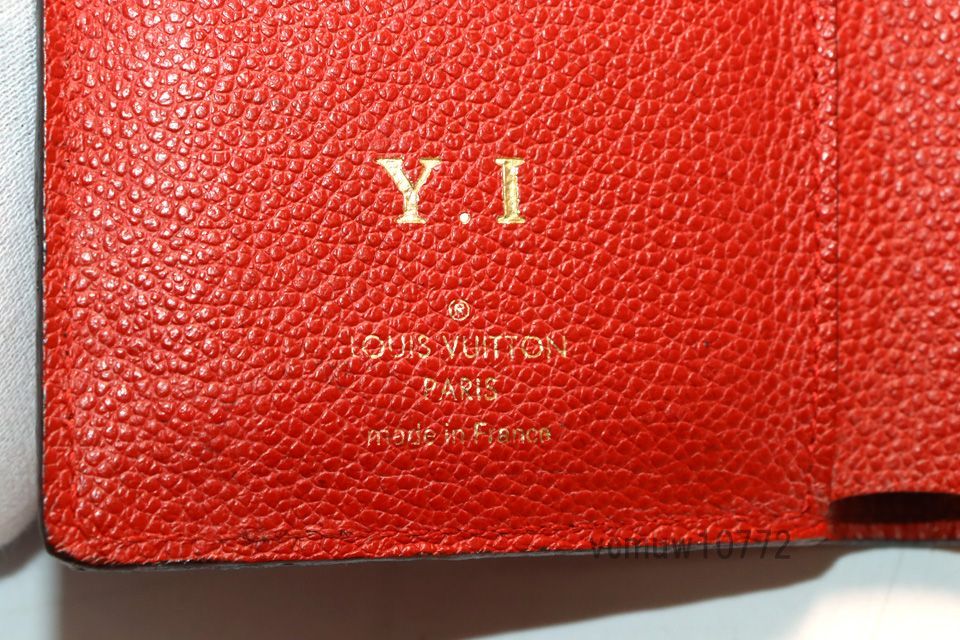 □LOUIS VUITTON モノグラムアンプラント ポルトフォイユキュリーズ
