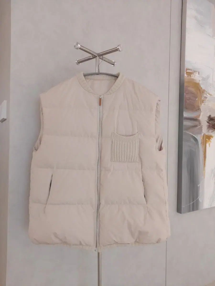 LEBEIGE ポケット グースダウン ベスト