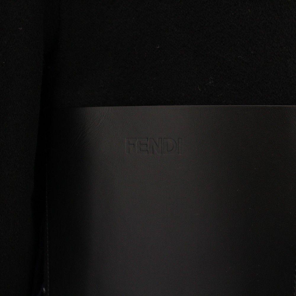 フェンディ FENDI FFロゴリ バーシブル クロップドジャケット フーディ