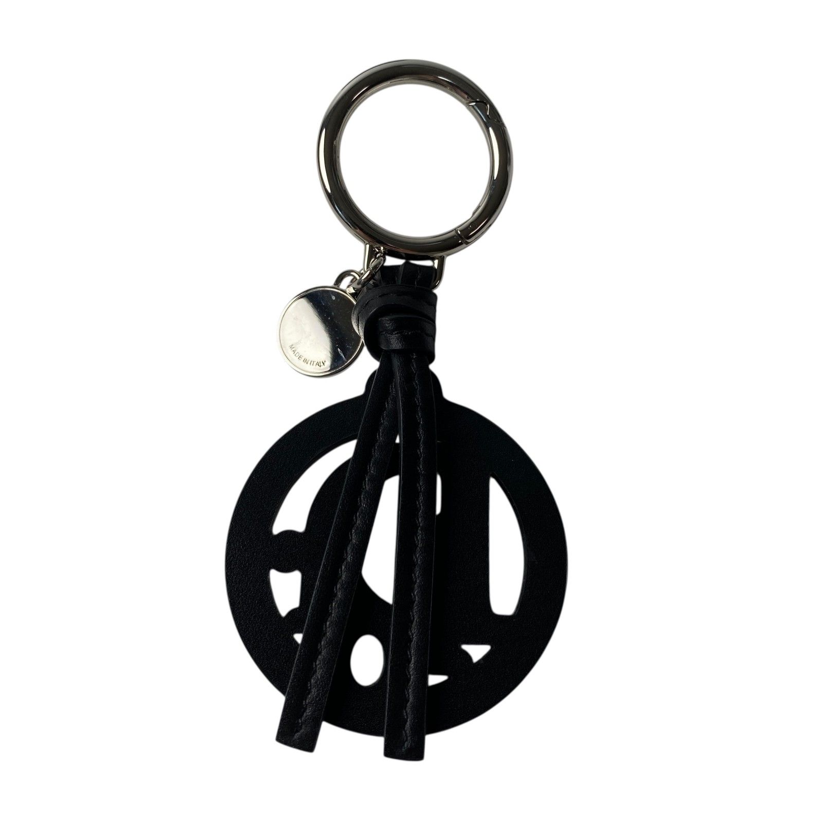 未使用 ディオール DIOR レディース オブリーク レザー キーホルダー