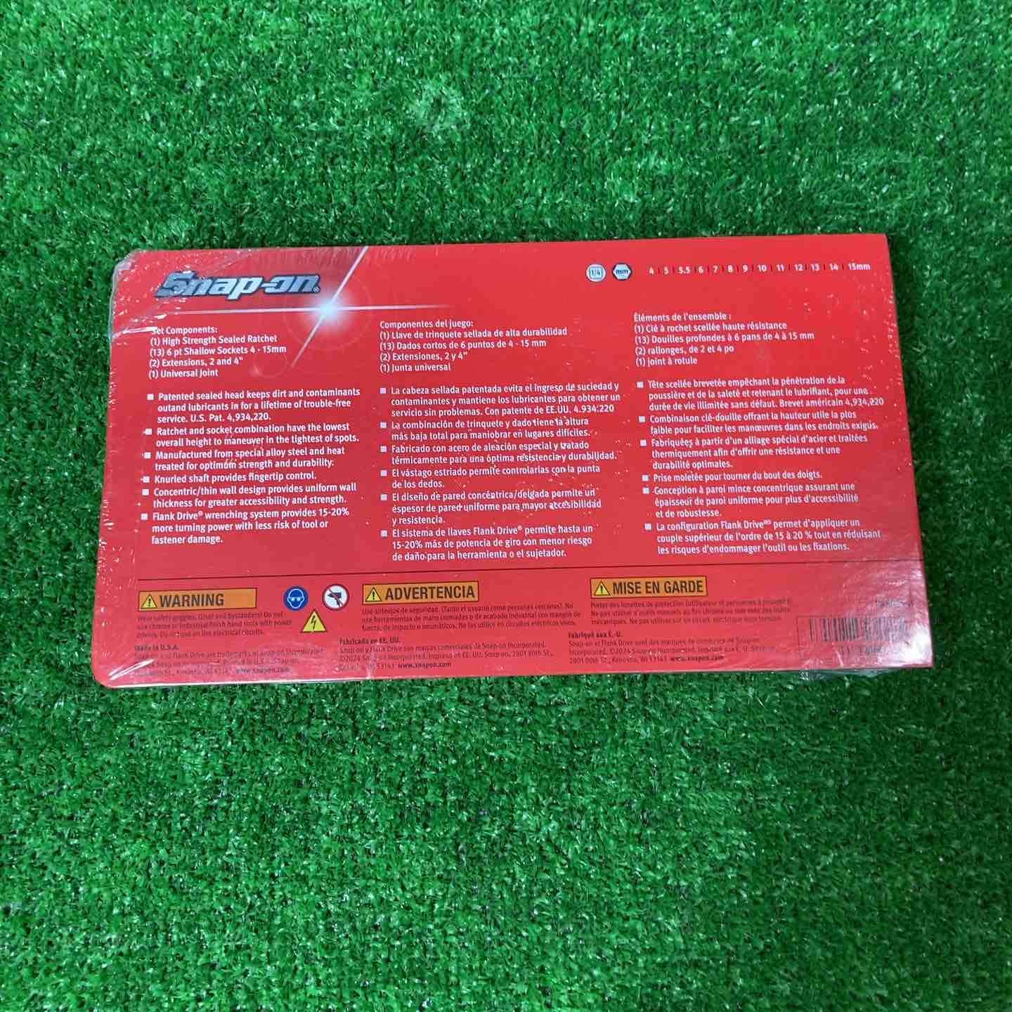 スナップオン Snap-on 1 4 ラチェット エクステンション ソケット セット 117 TMM