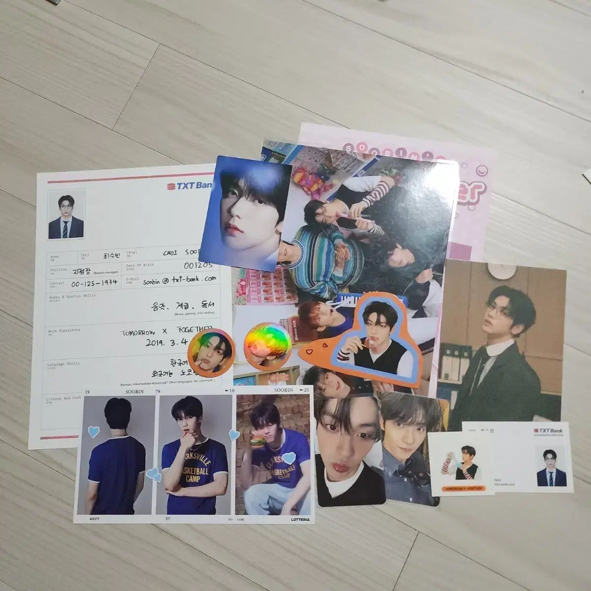 TOMORROW X TOGETHER(TXT) スビン(CHOI SUBIN・チェスビン) 公式グッズ