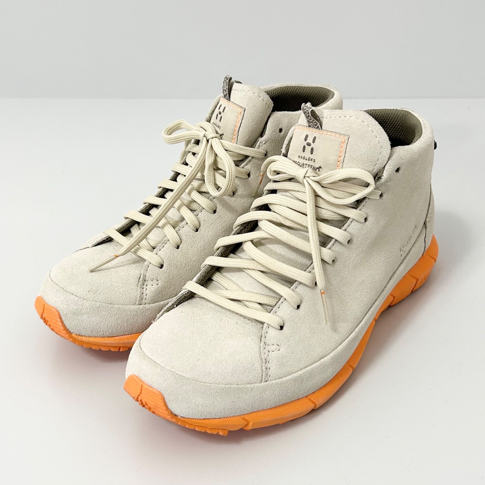 HAGLOFS ホグロフス ゴアテックス 24 5 cm SMAGAN MID GT WOMEN スマガン マッド ブーツ 靴 シューズ 登山靴 ベージュ