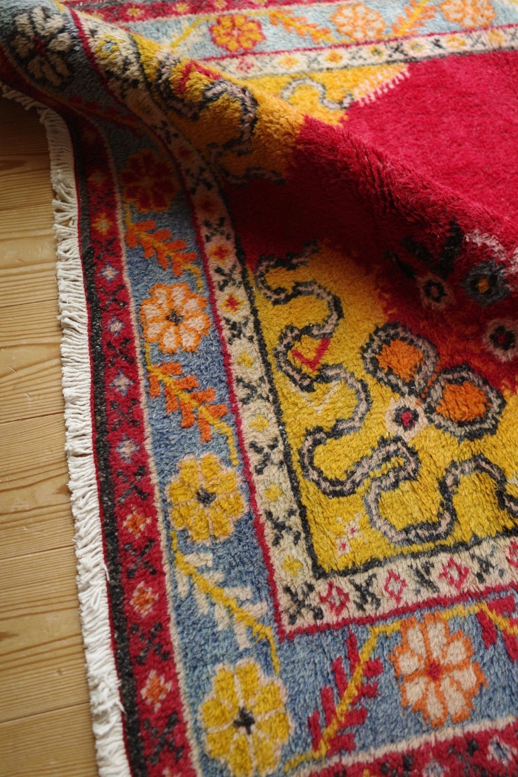 トルコ ギュネイ ヴィンテージラグ - メルカリ