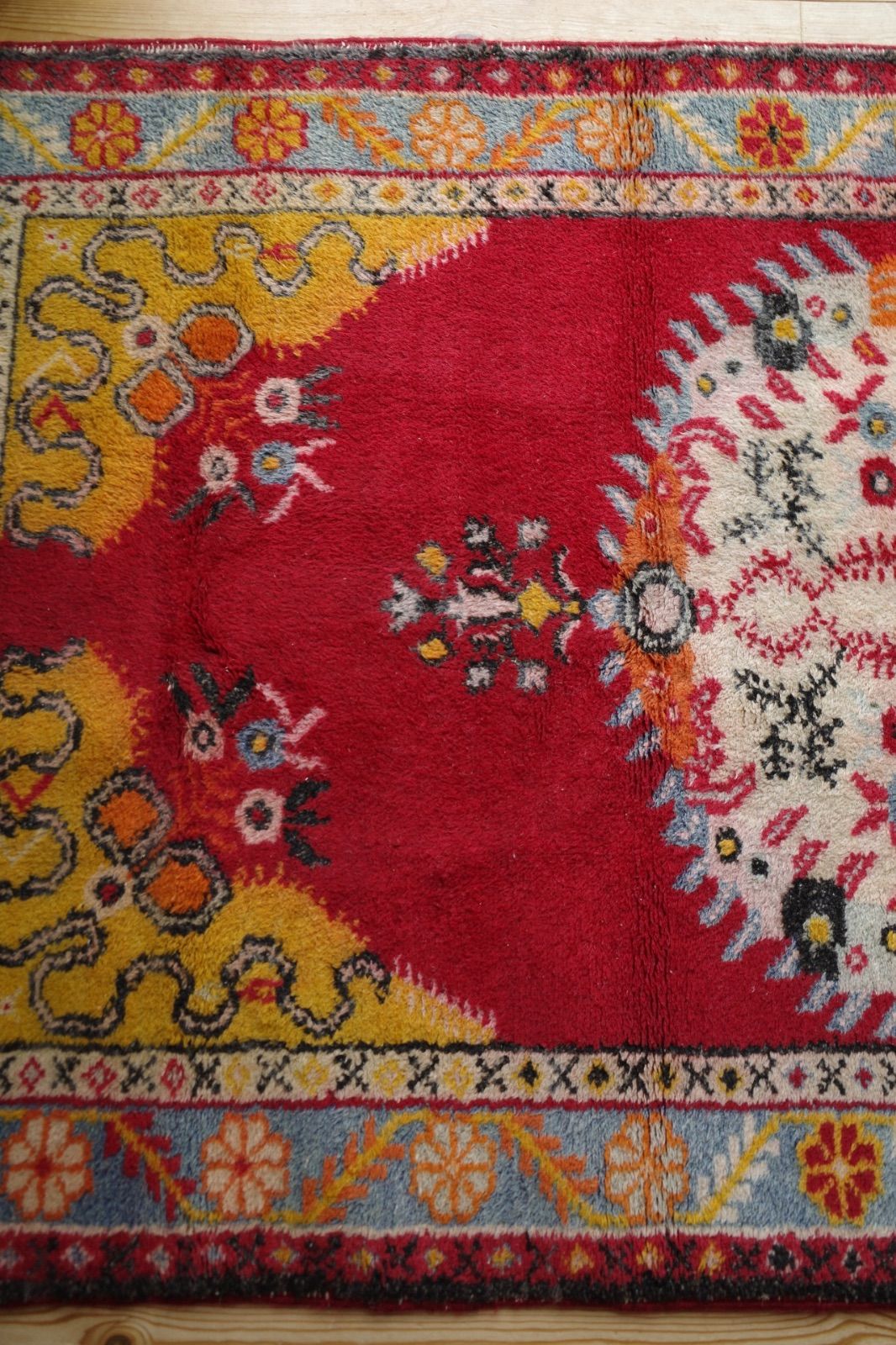 トルコ ギュネイ ヴィンテージラグ - メルカリ