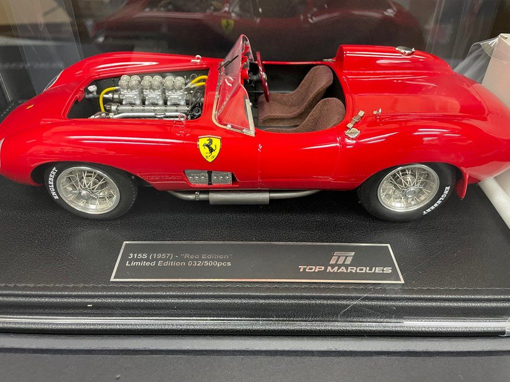 FERRARI 315 S SPIDER 1957 RED 1 18ミニカー