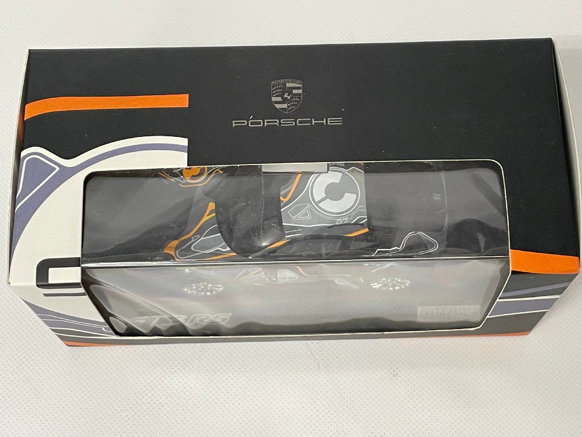 PORSCHE - 911 992 GT 3 RS COUPE N TEST TRACK 2025 BLACK SILVER ORANGE Spark 1 43ミニカー ポルシェディーラーモデル 1911台