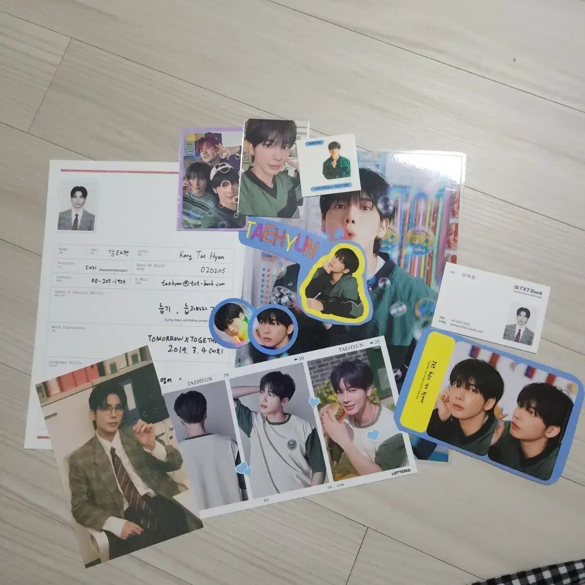 TOMORROW X TOGETHER(TXT) テヒョン(TAEHYUN) 公式グッズ まとめ 出品