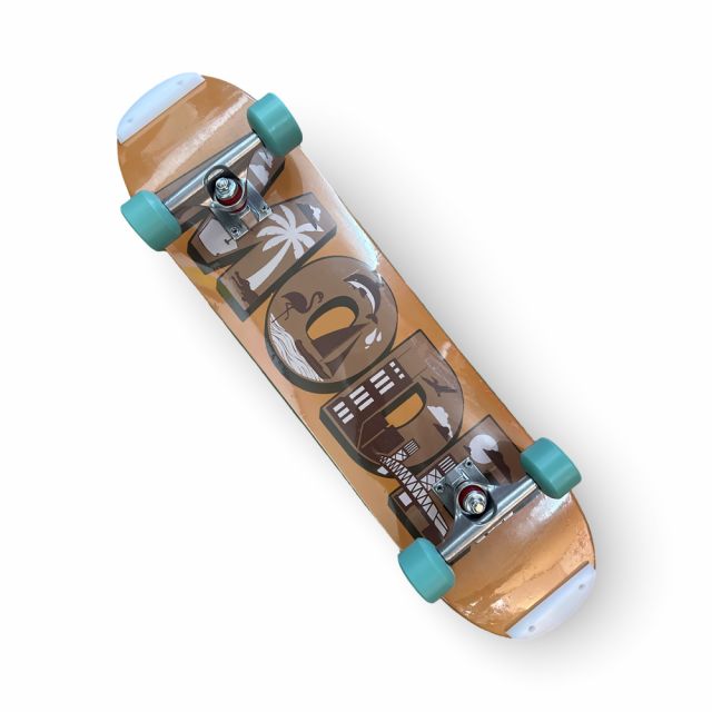 MODE skateboard Post Card 7 4 x 29 inko complete brown