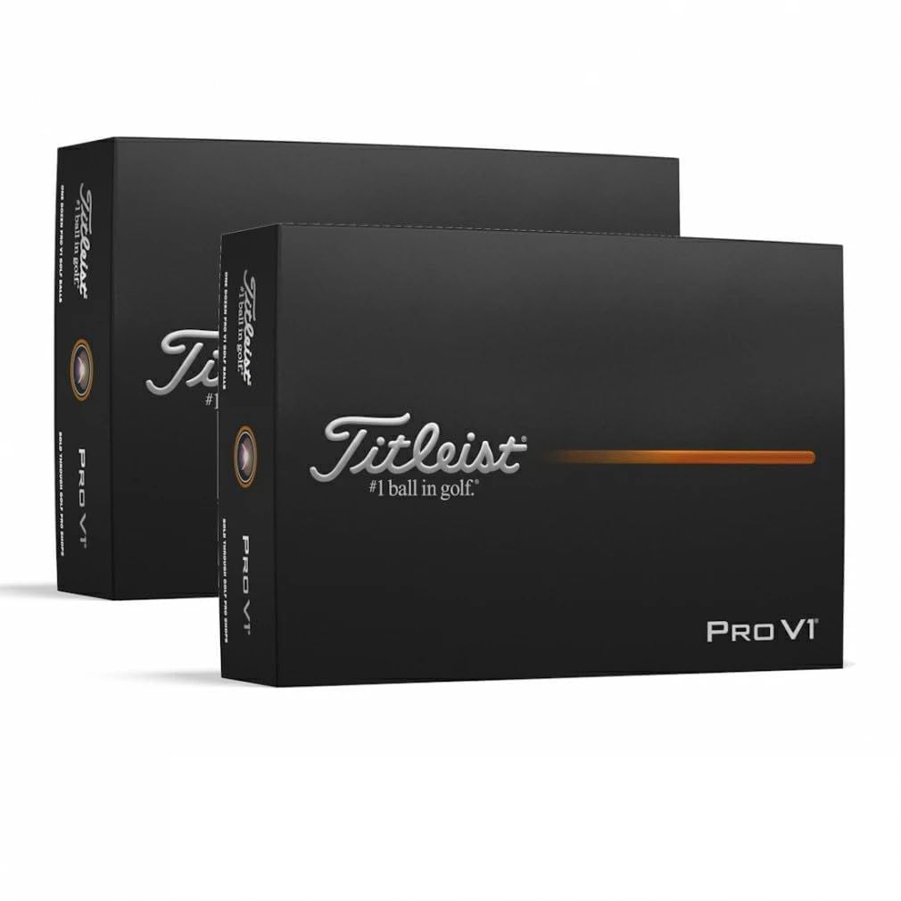タイトリスト PRO V1 2025 ローナンバー・ホワイト【2ダースセット(24球)】