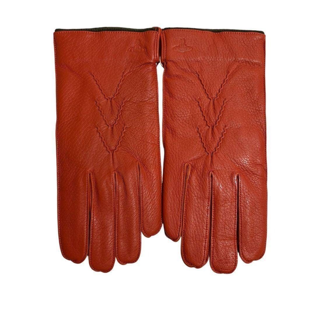 タグ付き・未使用品】 ヴィヴィアン ウエストウッド 手袋 レザー