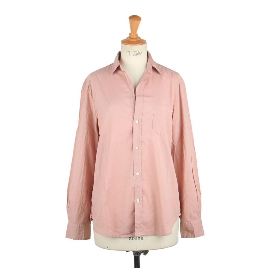 ck90 Frank&Eileen EILEEN アイリーン シワ加工 スキッパーシャツ コアイタリアンライトポプリン シャツ 長袖 ポケット フランクアンドアイリーン カーキ 定価39,600円 ck90 Frank&Eileen EILEEN アイリーン シワ加工 スキッパーシャツ コア