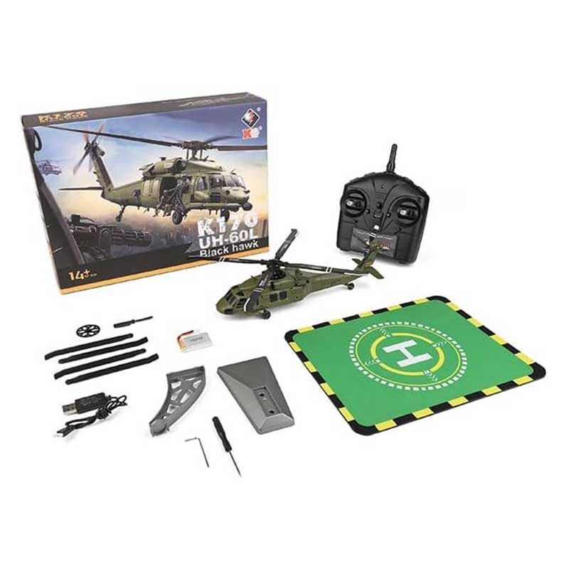 ハイテック XK 2.4 GHz 5 CH ヘリコプター UH-60 L ブラックホーク K 170