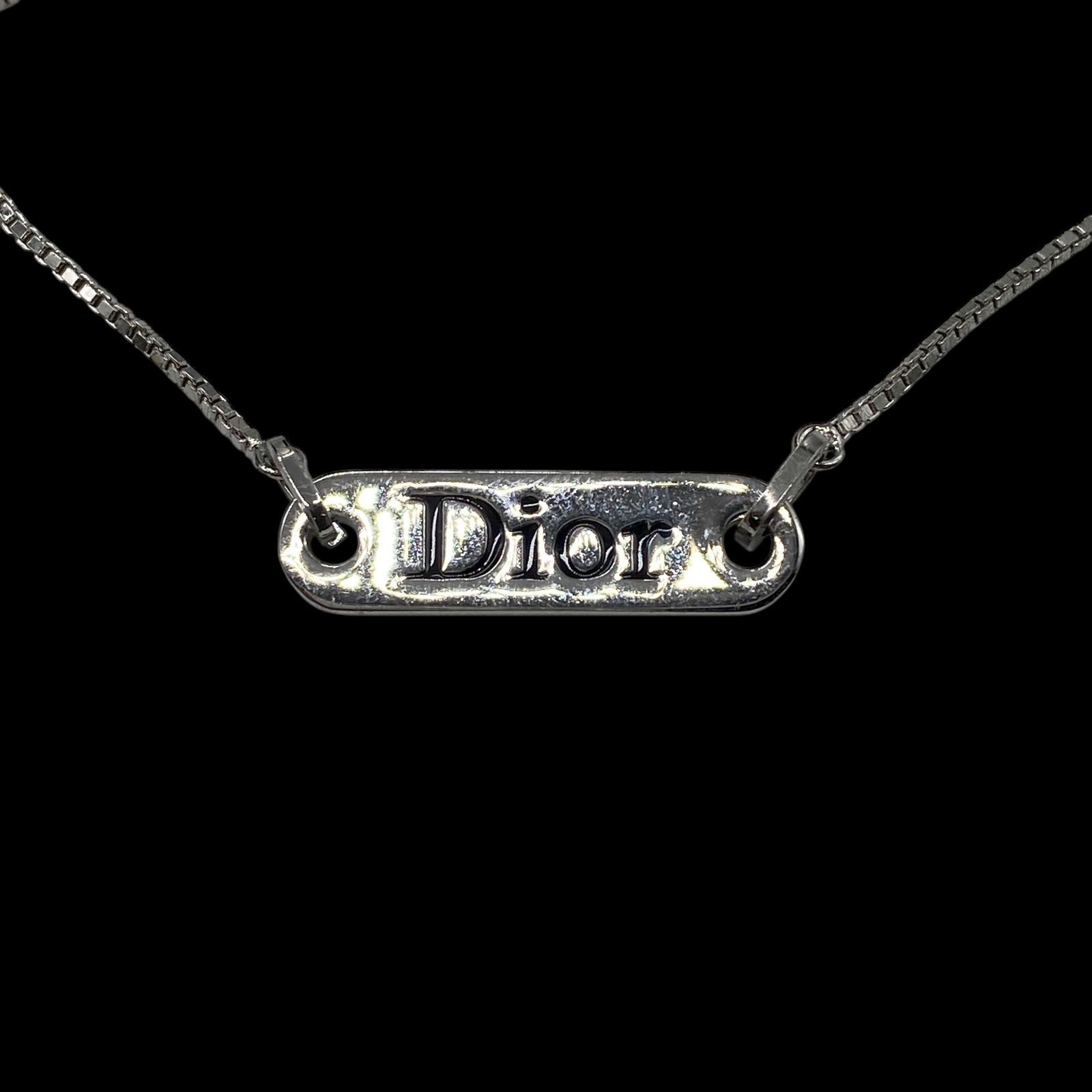 美品 Christian Dior クリスチャン ディオール ロゴプレート