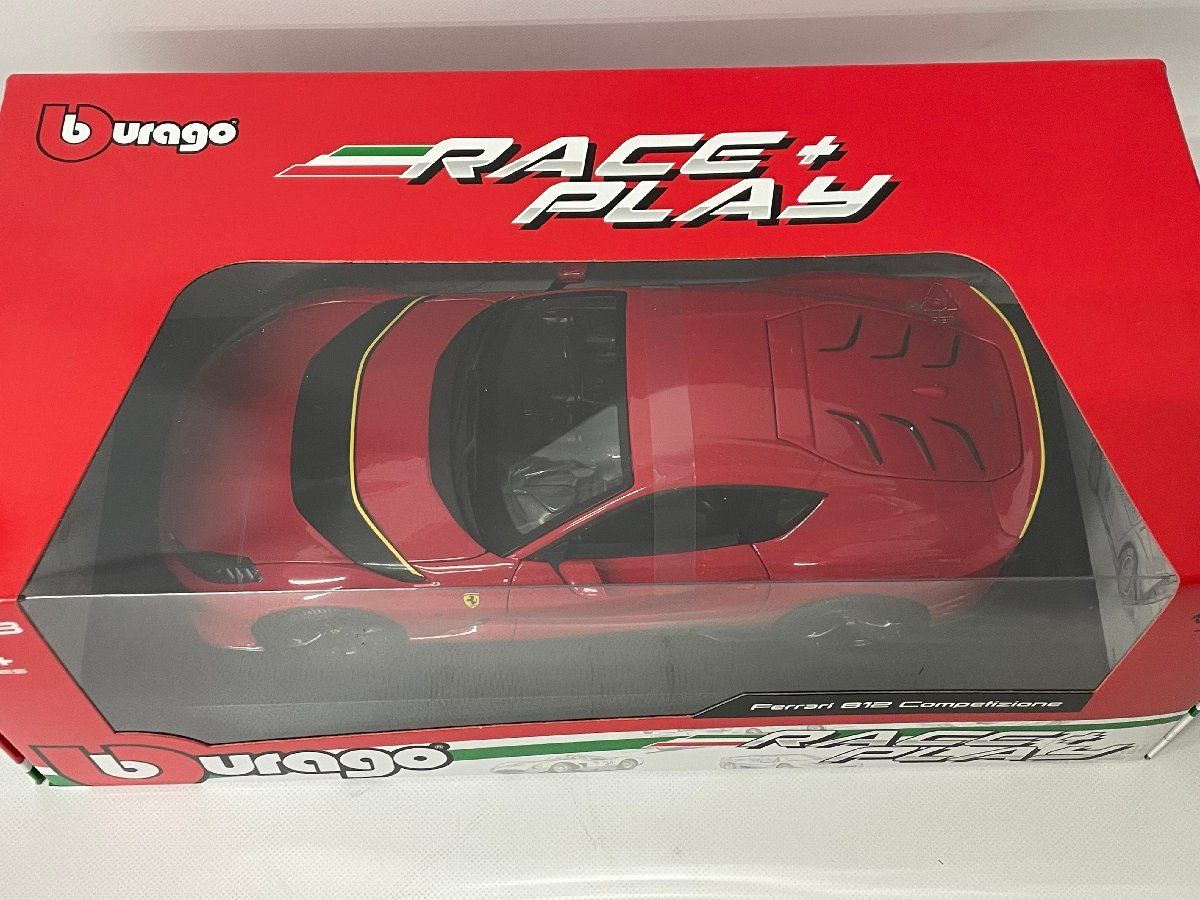 FERRARI - 812 2021 ROSSO CORSA RED BBURAGOブラゴ 1 18ミニカー