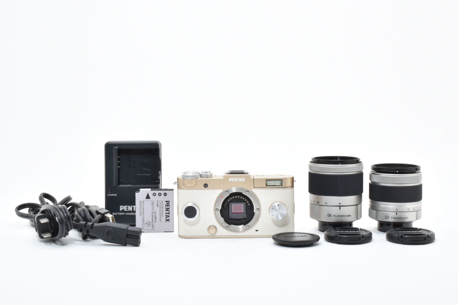 ペンタックス PENTAX Q S 1 ミラーレス一眼 ダブルズームセット ショット数