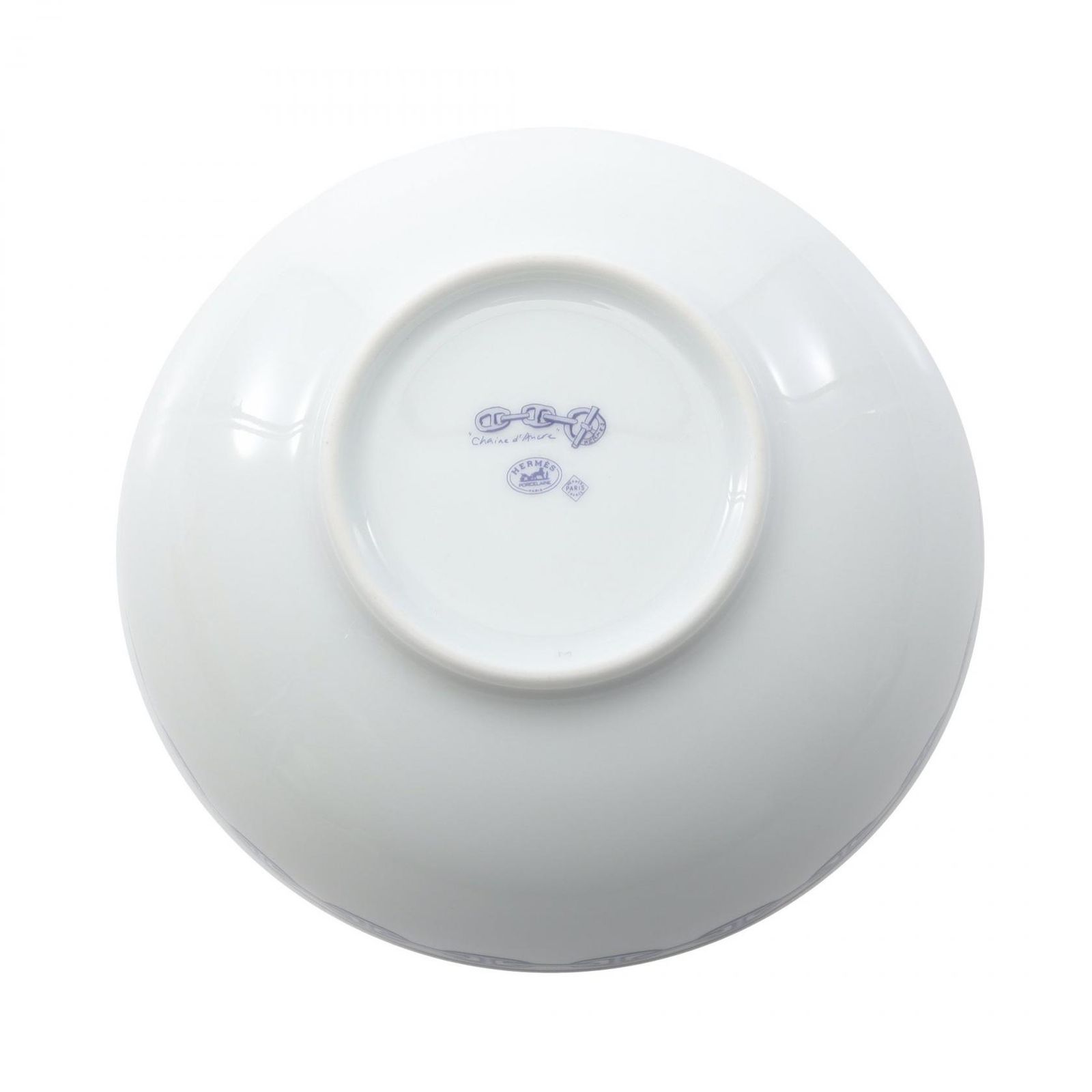 未使用 HERMES エルメス シェーヌダンクル プラチナ ボウル 深皿 エルメス HERMES 食器 シェーヌダンクル その他 シェーヌダンクル