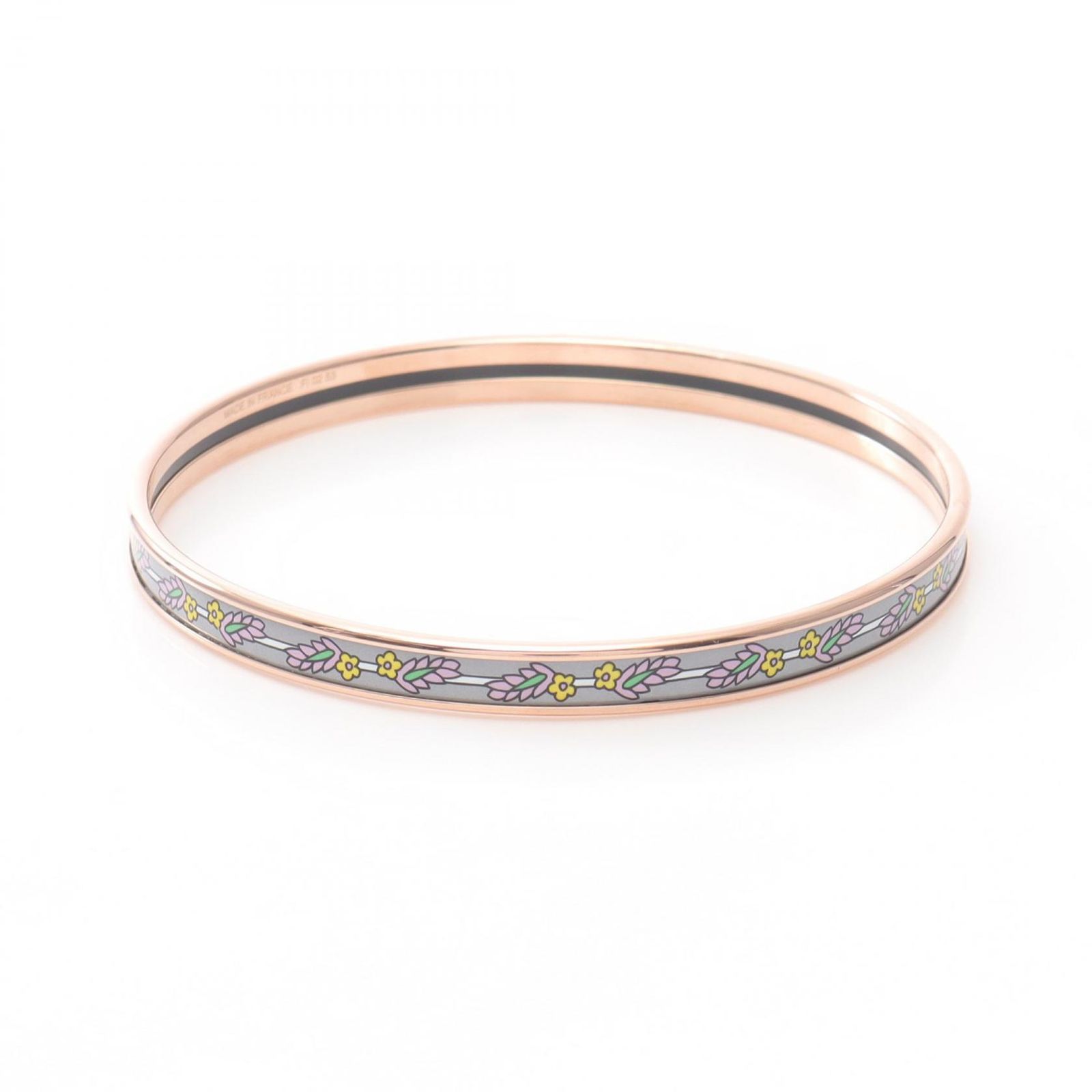 エルメス HERMES バングル エマイユ ユニ GP（ゴールドメッキ