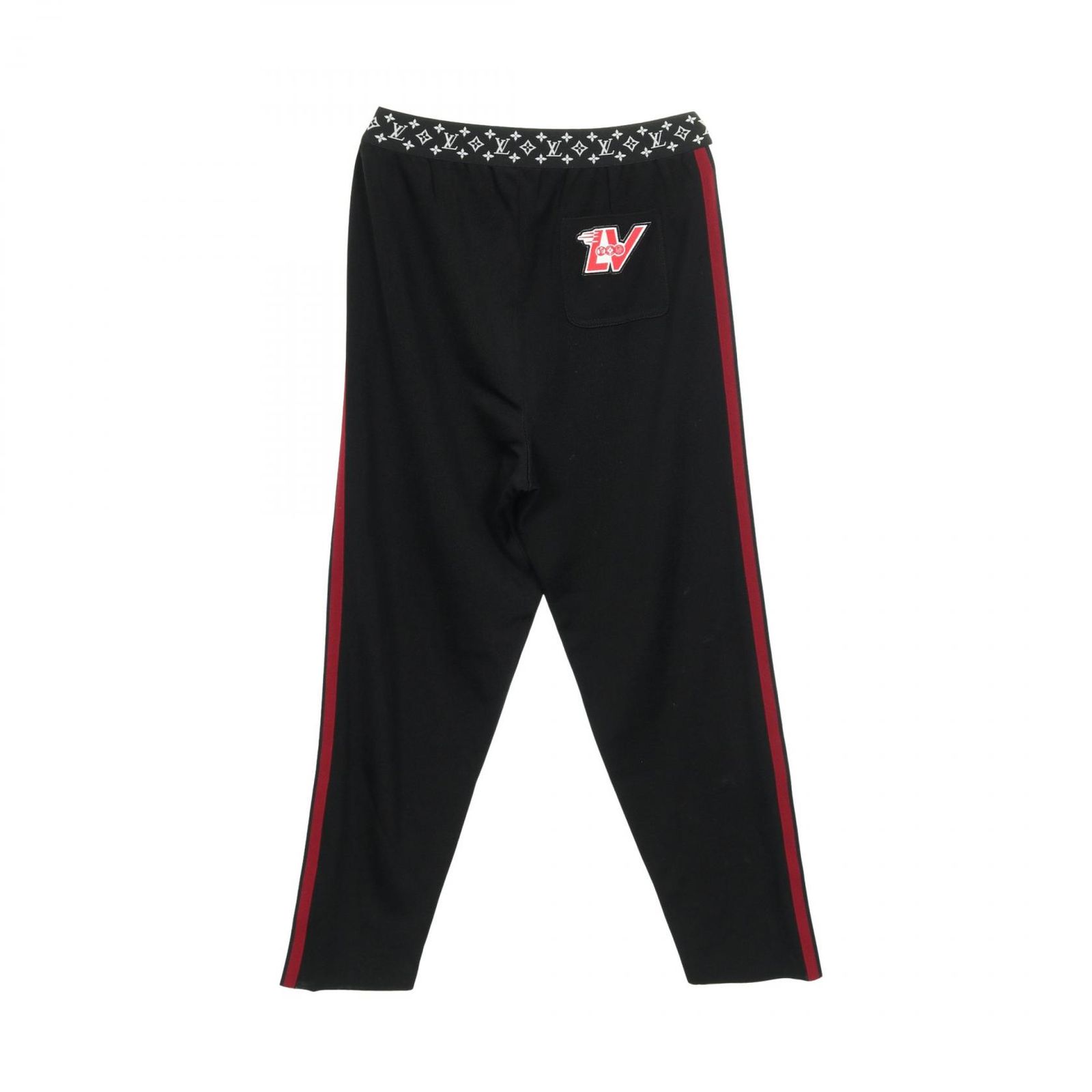 ルイ ヴィトン LOUIS VUITTON パンツ モノグラム レーヨン シルク ジャージ レディース
