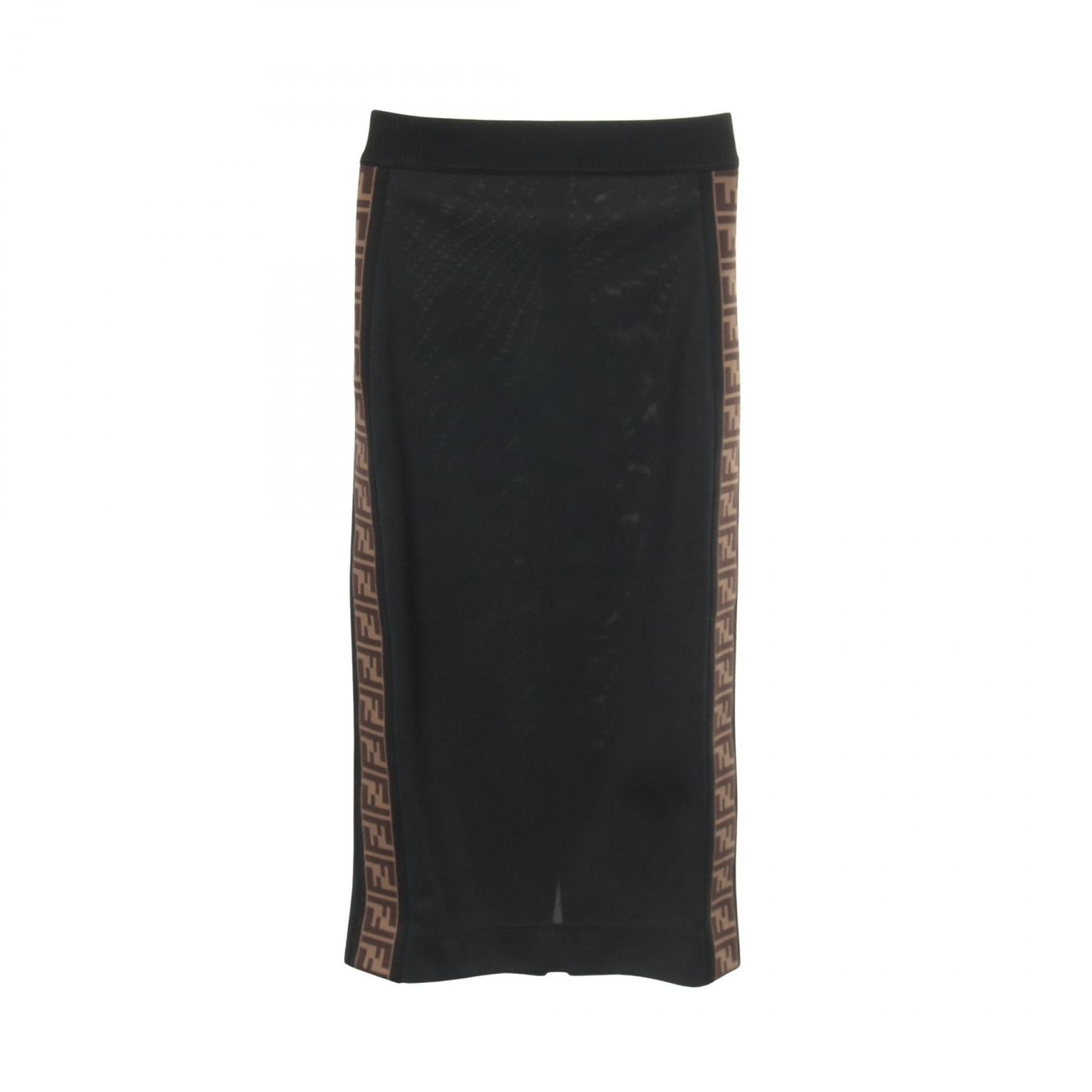 フェンディ FENDI スカート FF柄 ポリエステル レディース A
