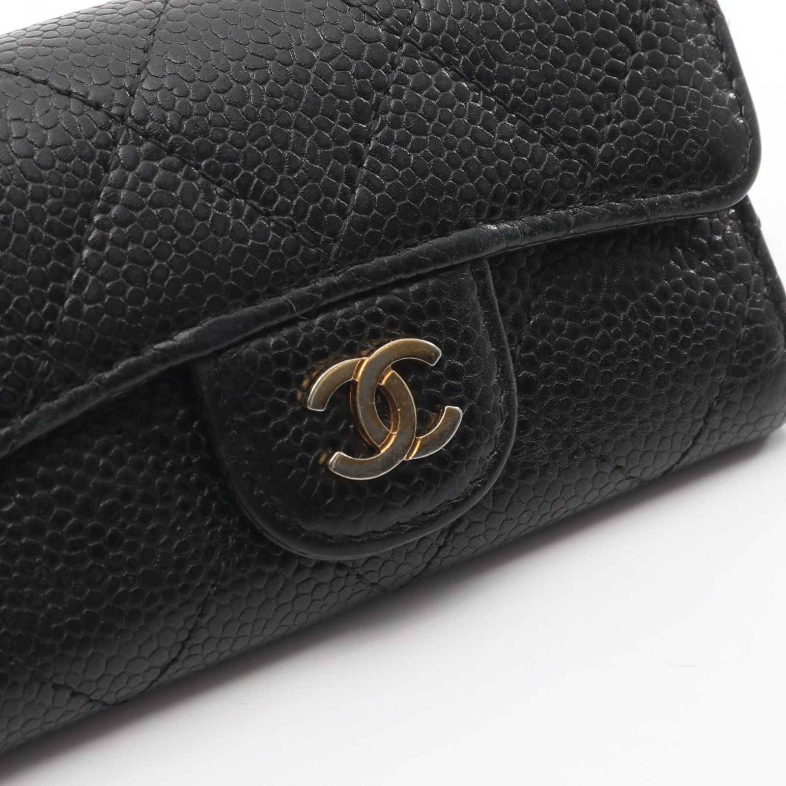 ブラック キャビアスキン