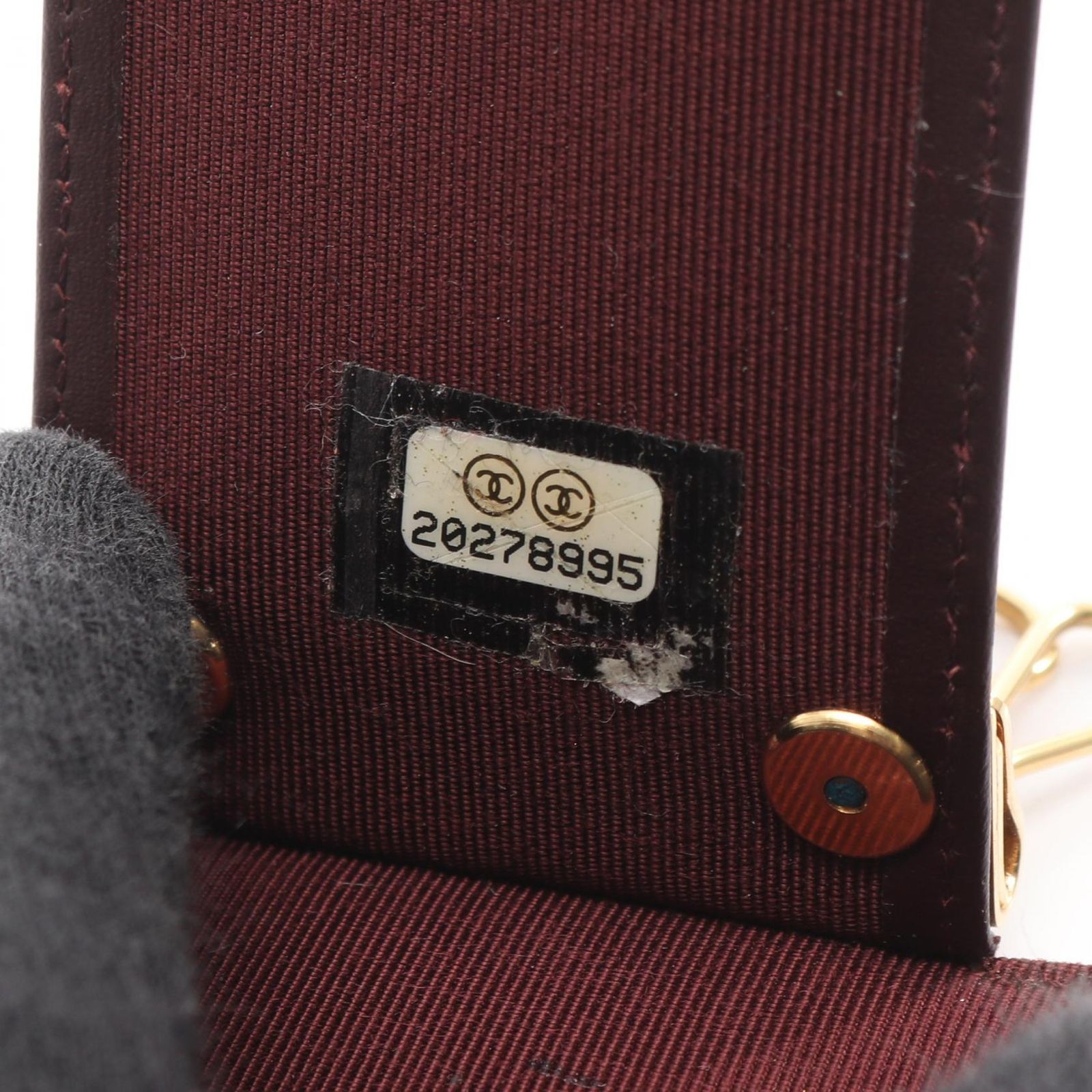 シャネル CHANEL キーケース マトラッセ 6連 ブラック キャビアスキン