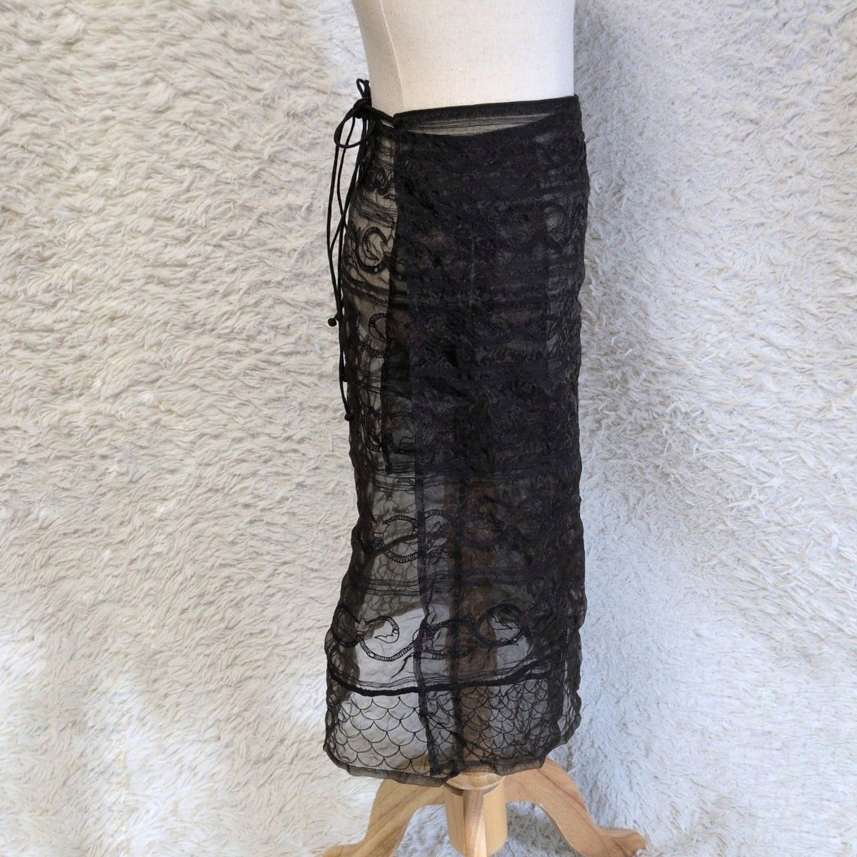 ハート　イッセイミヤケ　パンジー柄　スカート ハート イッセイミヤケ パンジー柄 スカート 【公式通販】