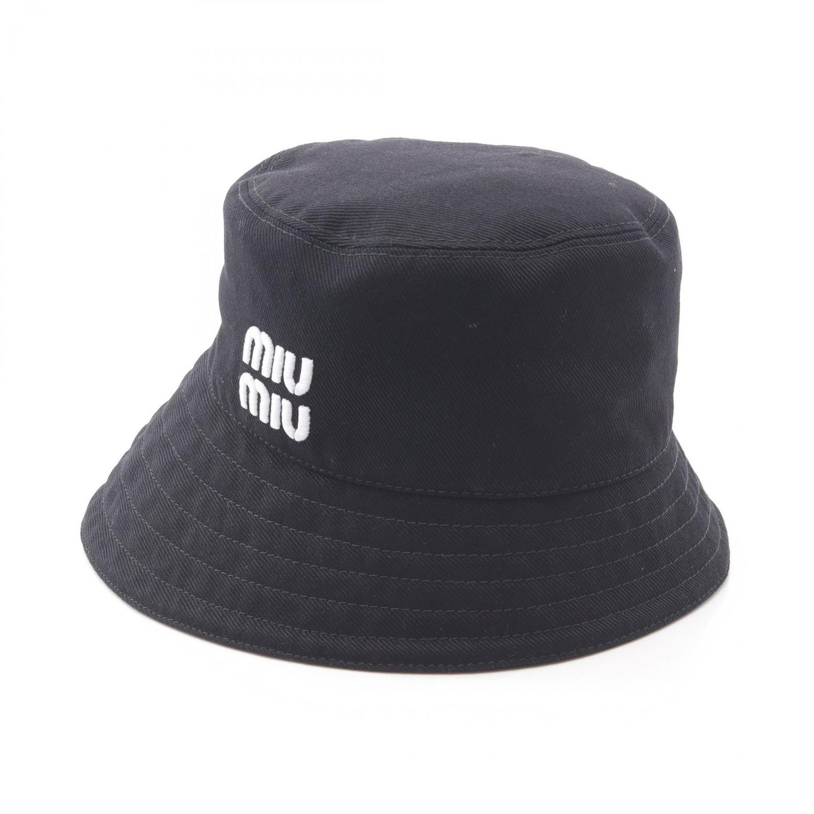 ミュウ Miu ハット 5 HC 341 ブラック その他 バケットハット レディース A