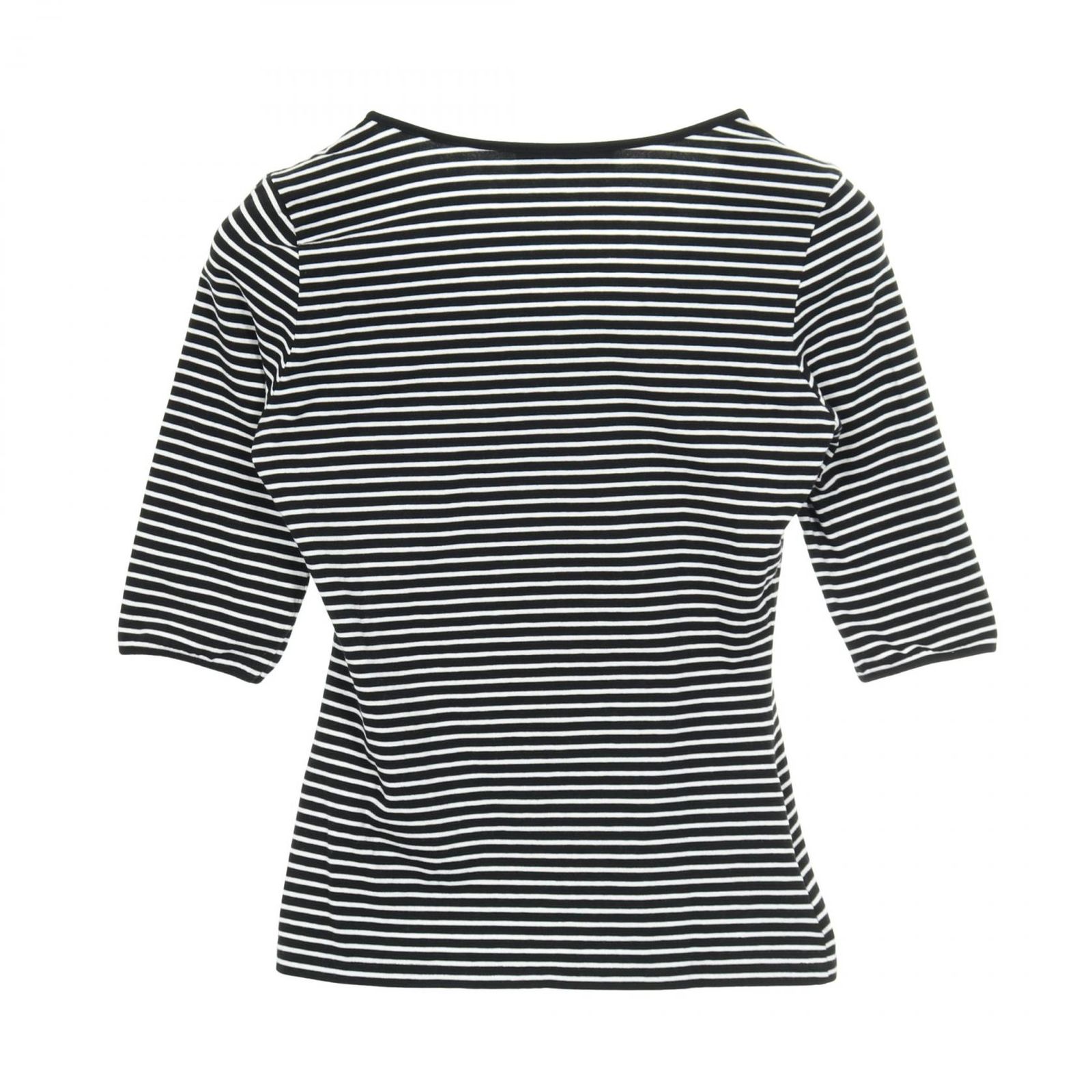 プラダ PRADA カットソー ストライプジャージートップス コットン レディース A