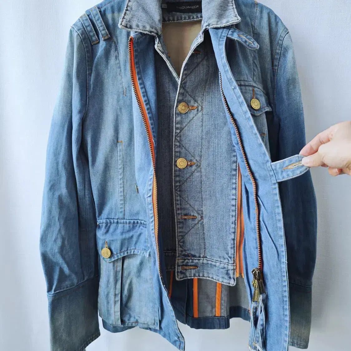 DSQUARED2 フェイク レイヤード デニム ジャケット 46 サイズ - メルカリ