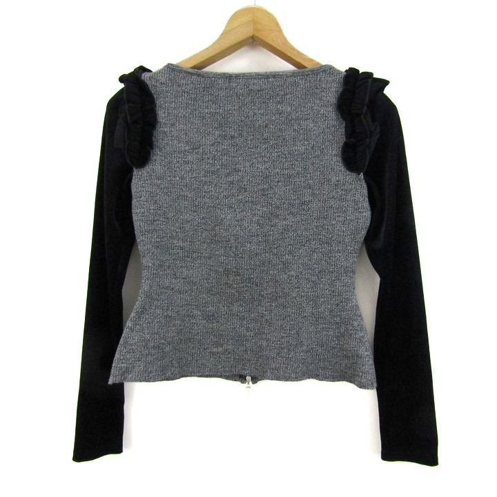 ルネ カーディガン トップス ニットブルゾン レディース グレー Rene