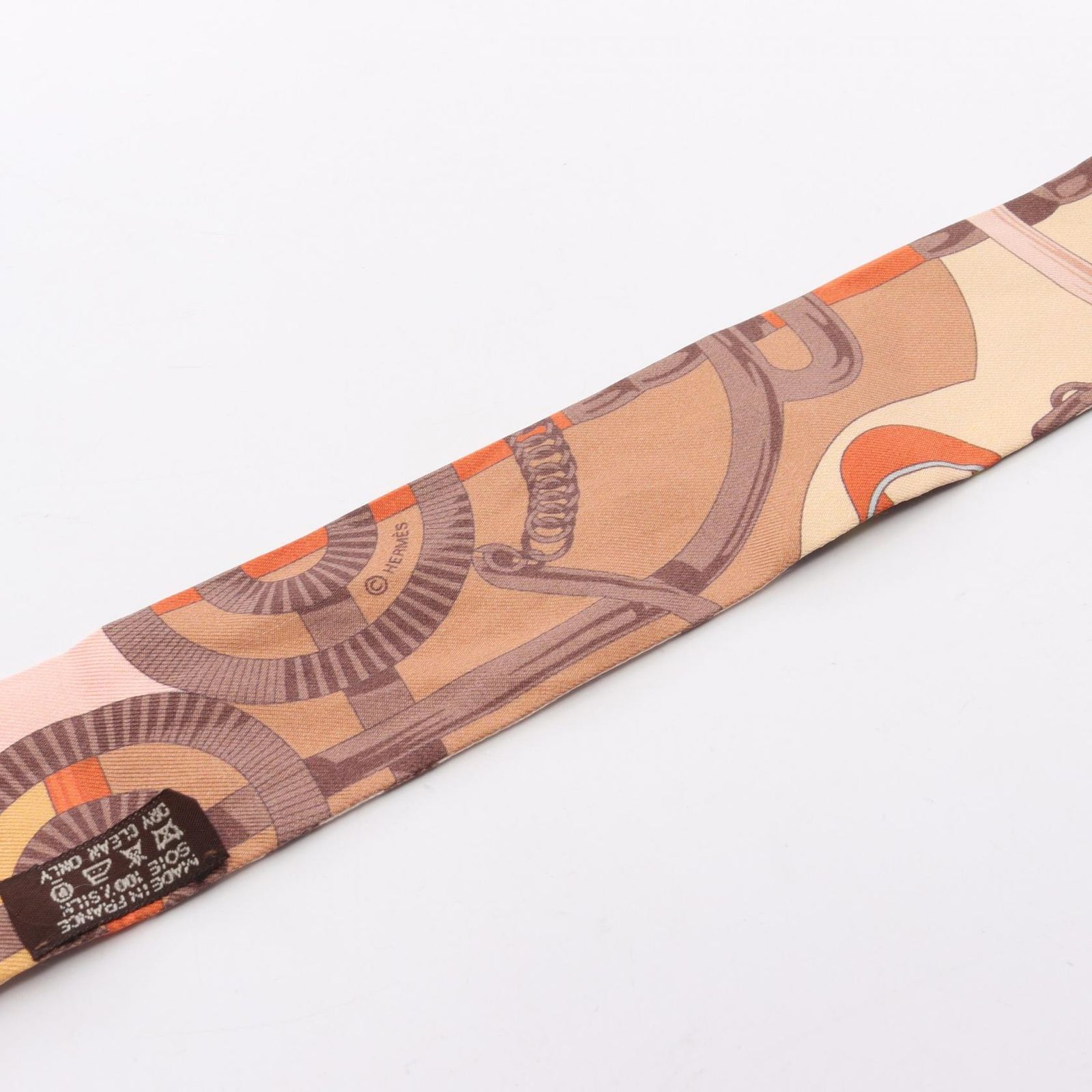  エルメス HERMES スカーフ ツイリー 黄金の拍車 シルク レディース B バンダナ スカーフ 小物