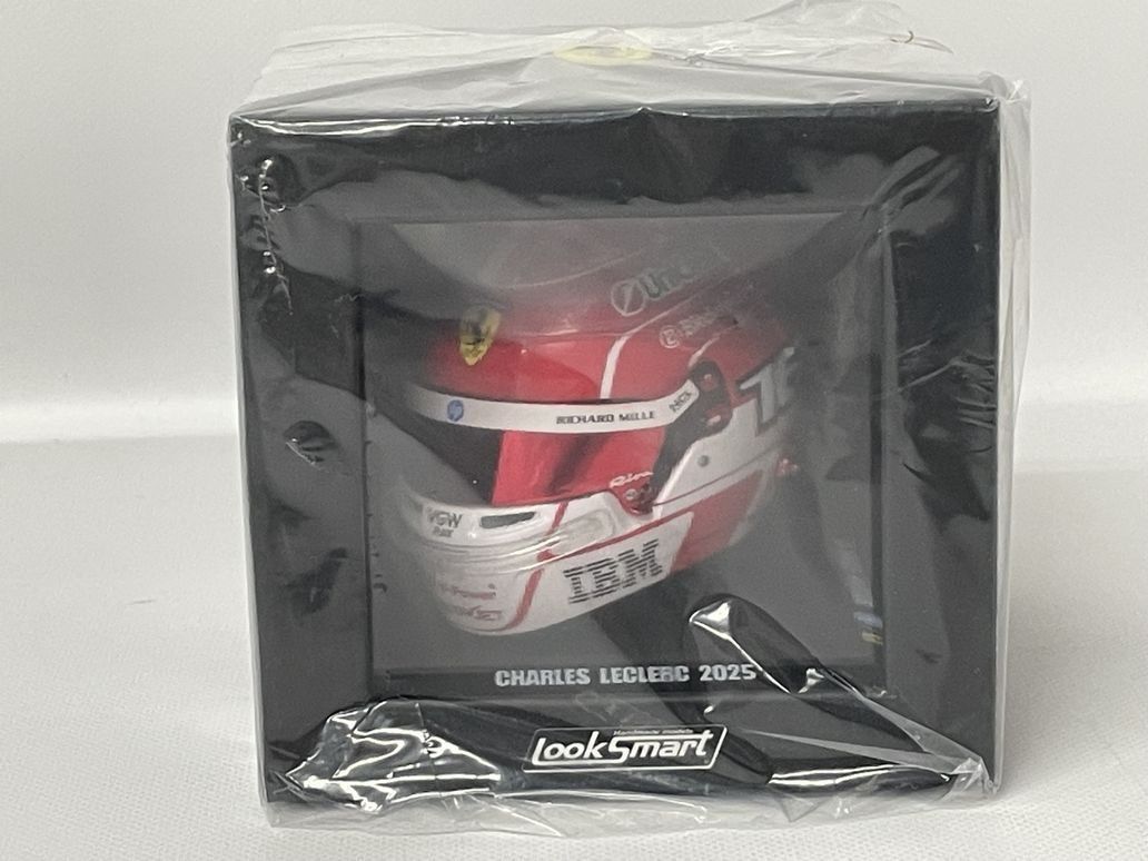 BELL HELMET F 1 シャルル ルクレール TEAM FERRARI HP 16 2025シーズン イエロー レッド 5 ミニカー