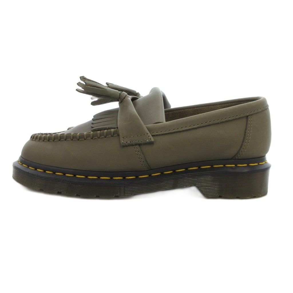 ドクターマーチン DR.MARTENS ADRIAN タッセルローファー シューズ レザー UK 6 カーキ系 UO GY 62