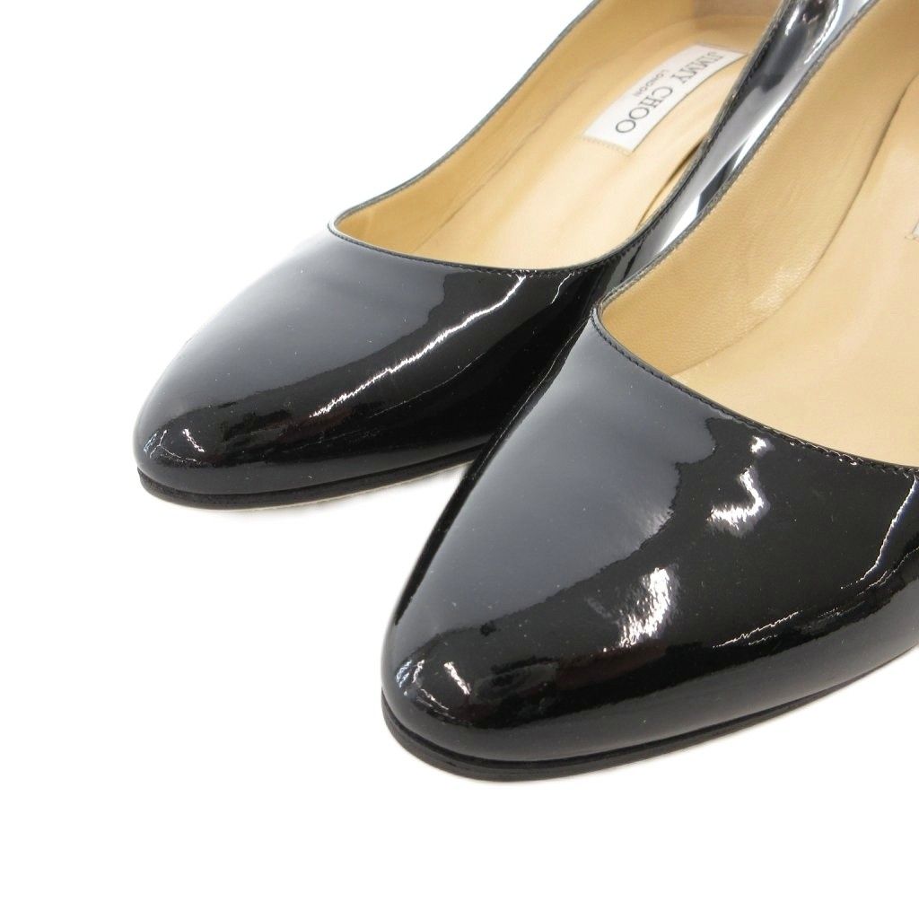 ジミーチュウ JIMMY CHOO パンプス ピンヒール ラウンドトゥ エナメル
