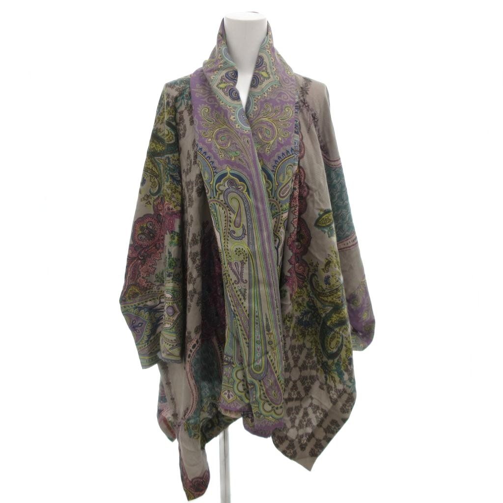 【中古】エトロ ETRO カーディガン 羽織り シルク混 マルチカラー ペイズリー /FF ■GY62 レディース エトロ ETRO カーディガン 羽織り シルク混 マルチカラー ペイズリー