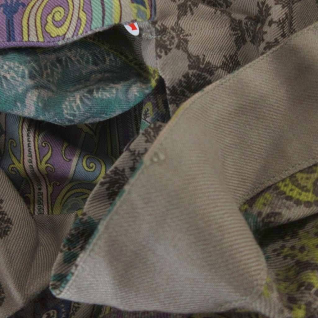 エトロ ETRO カーディガン 羽織り シルク混 マルチカラー ペイズリー