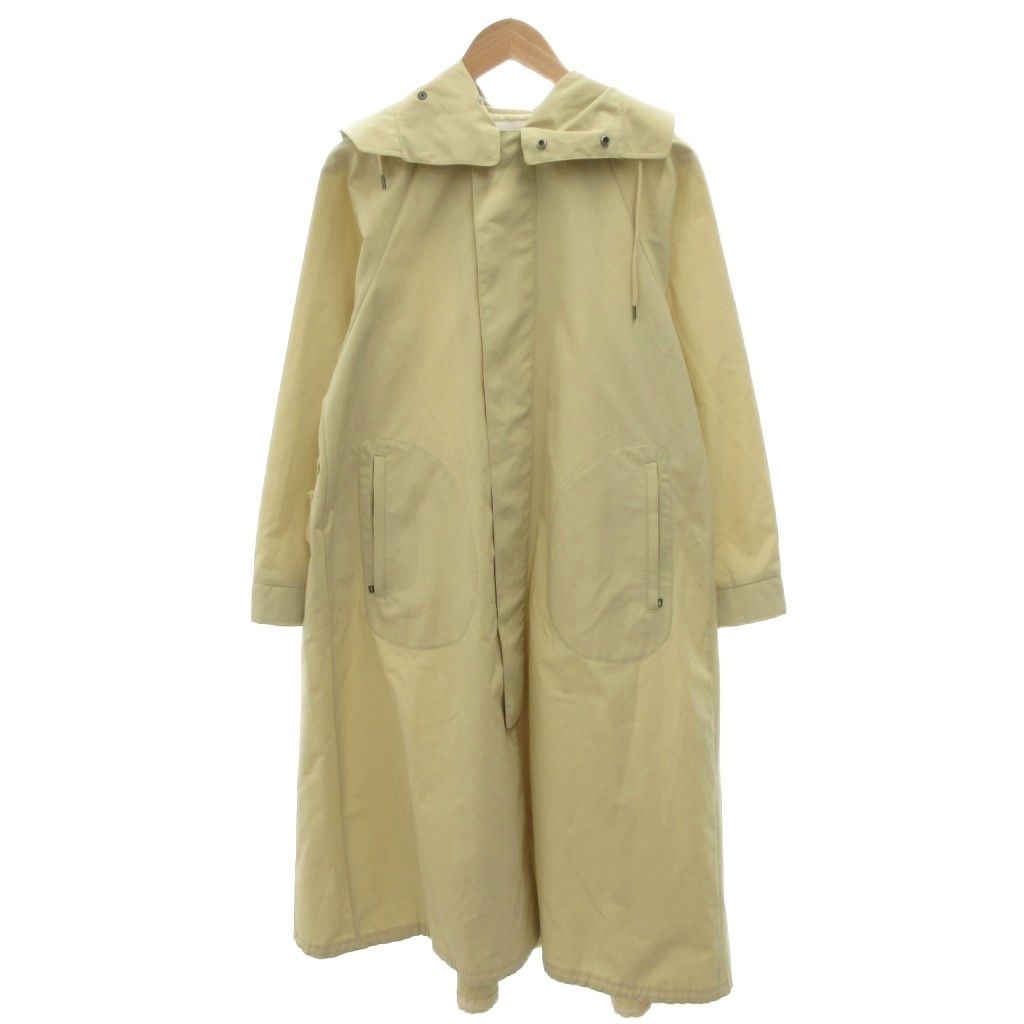 ヴァシュモン コート F ベージュ フード付き フーデッド ロング FF GY 62