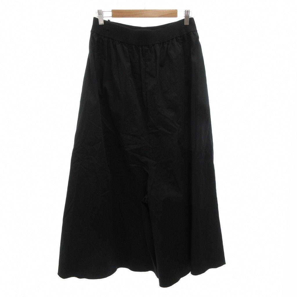 T-mat ティーマット ワイドパンツ イージー ゴムウエスト 1 黒 ブラック FF GY 62