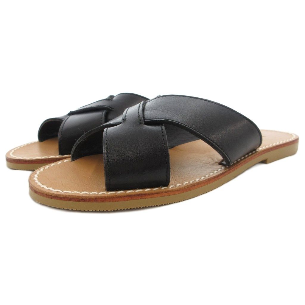 【新品未使用】MARGARET HOWELL レザーサンダル マーガレットハウエル MARGARET HOWELL レザークロスサンダル スライド