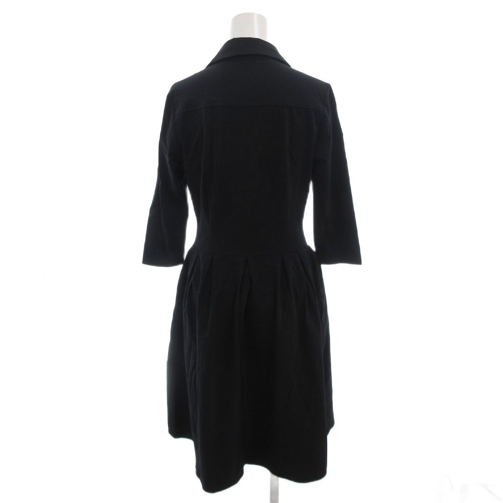 ☆フォクシーニューヨークフロントジップワンピースブラック40☆ FOXEY NY 40 フロントジップワンピース 黒