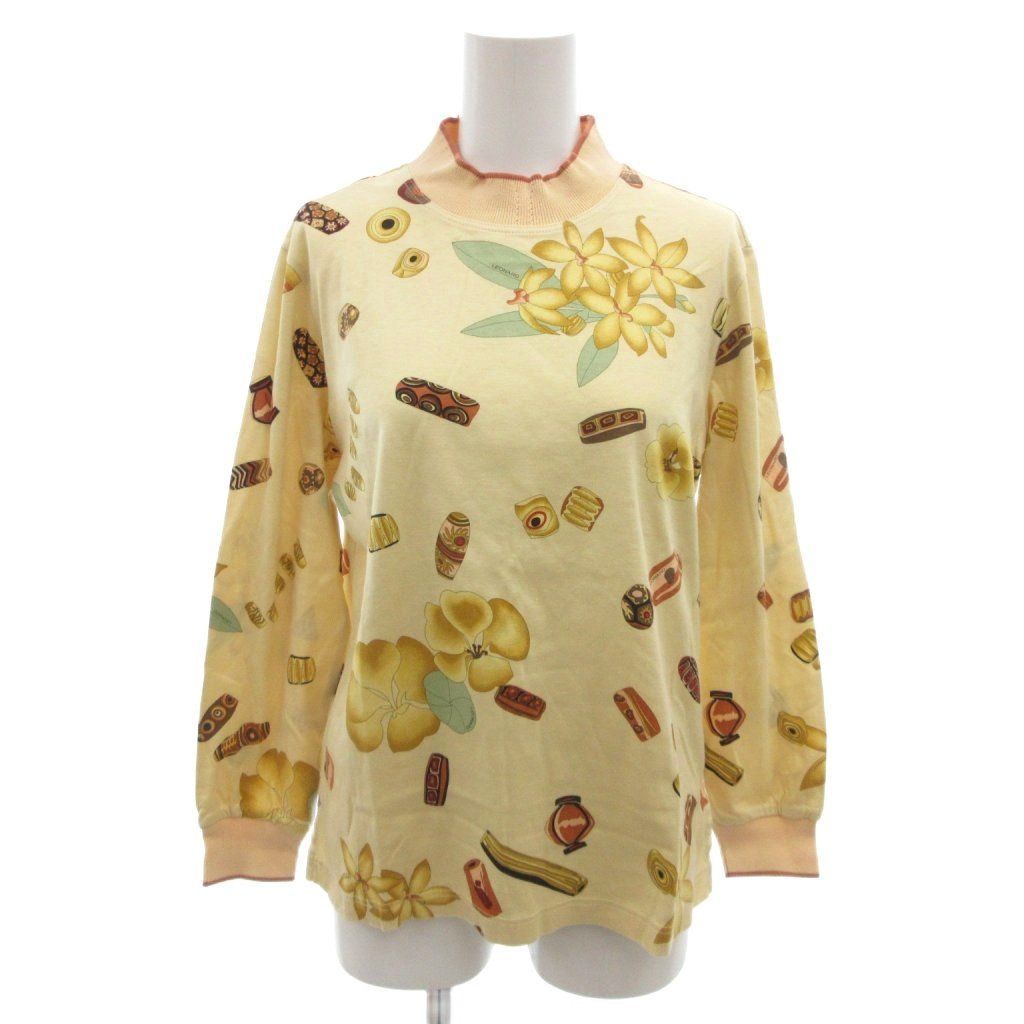 レオナールスポーツ LEONARD SPORT カットソー 長袖 M 黄 イエロー