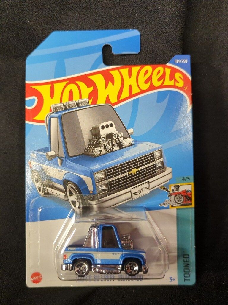 MATTEL HOTWHEELS TOONES 4/5 HHF04 TOON'D '83 CHEVY SILVERADO