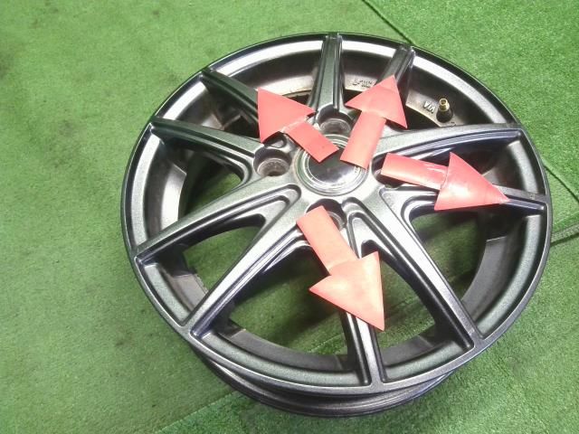  社外 13インチ アルミホイール ワゴンR外し 自社品番250055 13インチ ホイール